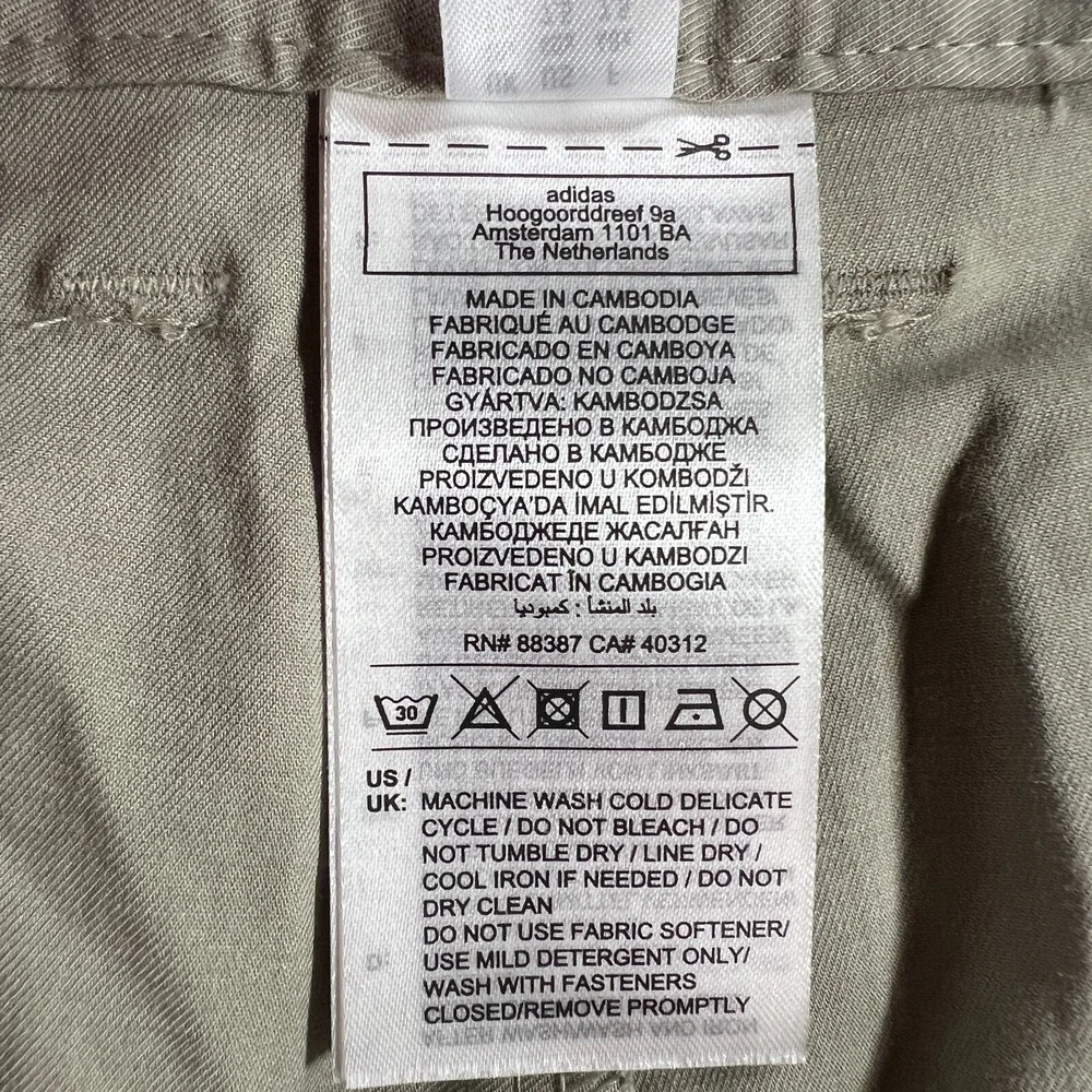 Adidas Shorts Mens Size 40 Go‎ To 5 Pocket Chino Casual Golf Outdoor Light New